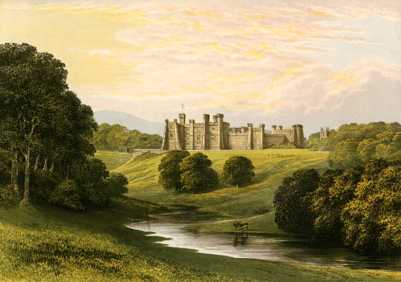 Hrad Brancepeth od Alexander Francis Lydon