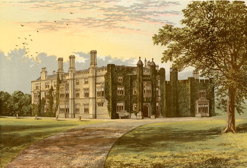Drakelowe Hall od Alexander Francis Lydon
