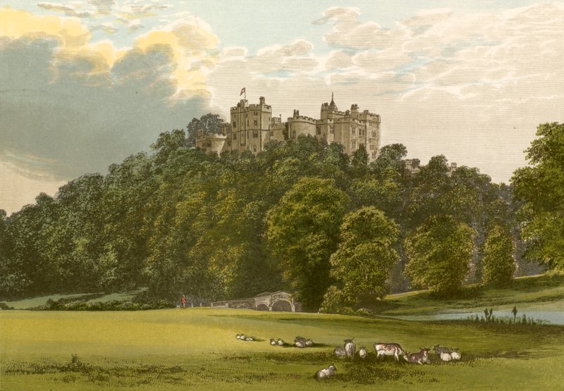 Hrad Dunster od Alexander Francis Lydon