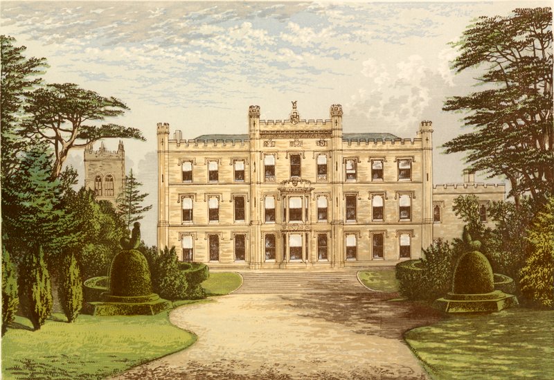 Hrad Elvaston od Alexander Francis Lydon