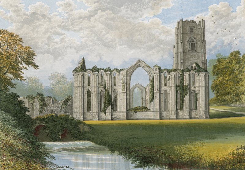 Fountains Abbey od Alexander Francis Lydon