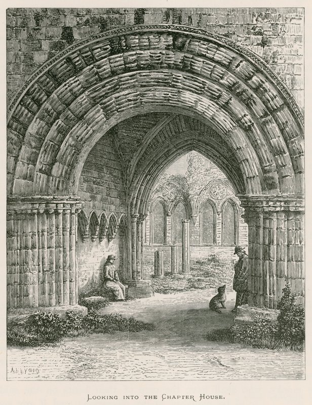 Furness Abbey, Pohled do Kapituly od Alexander Francis Lydon