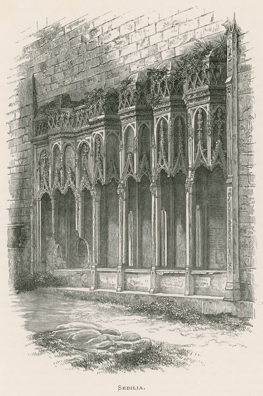 Furness Abbey, Sedilia od Alexander Francis Lydon
