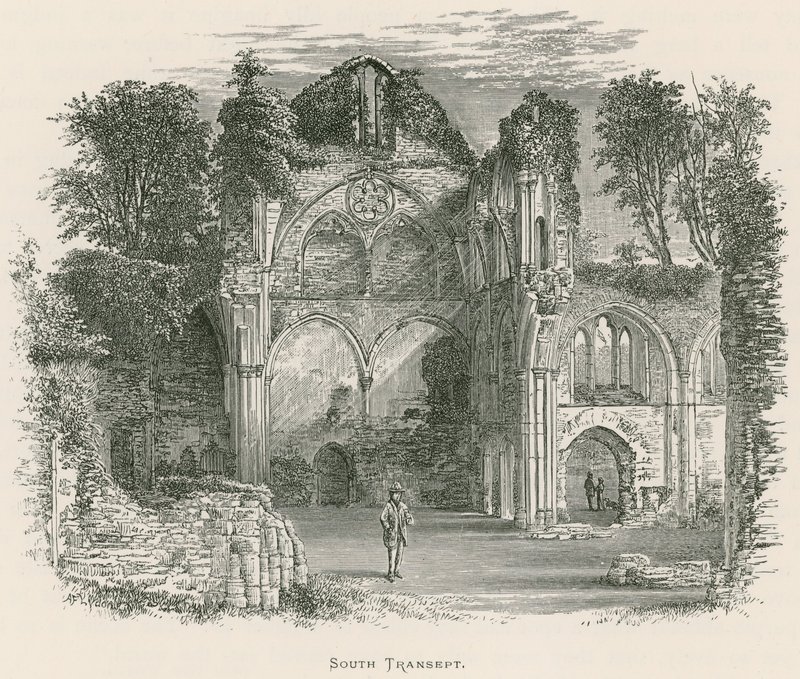 Netley Abbey, Jižní transept od Alexander Francis Lydon