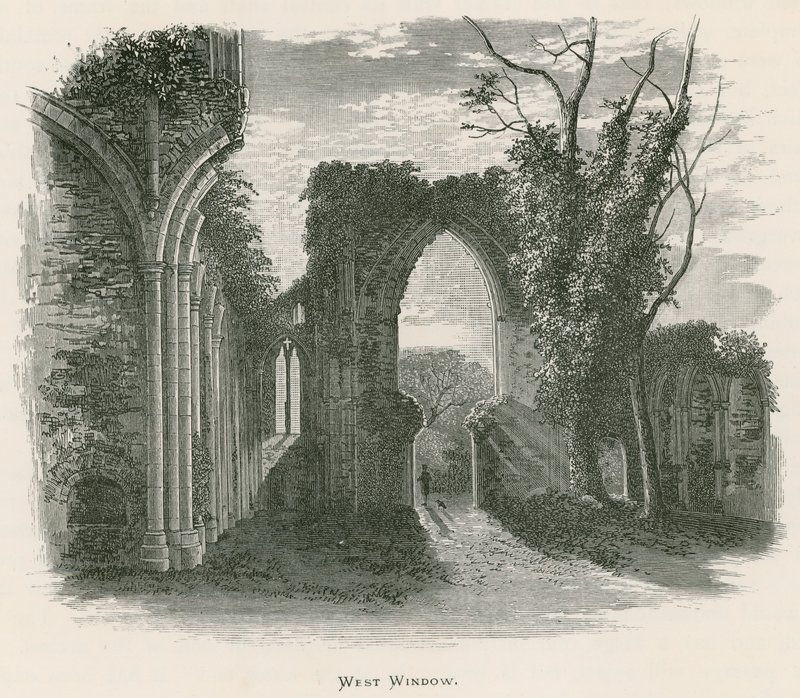 Netley Abbey, West Window od Alexander Francis Lydon