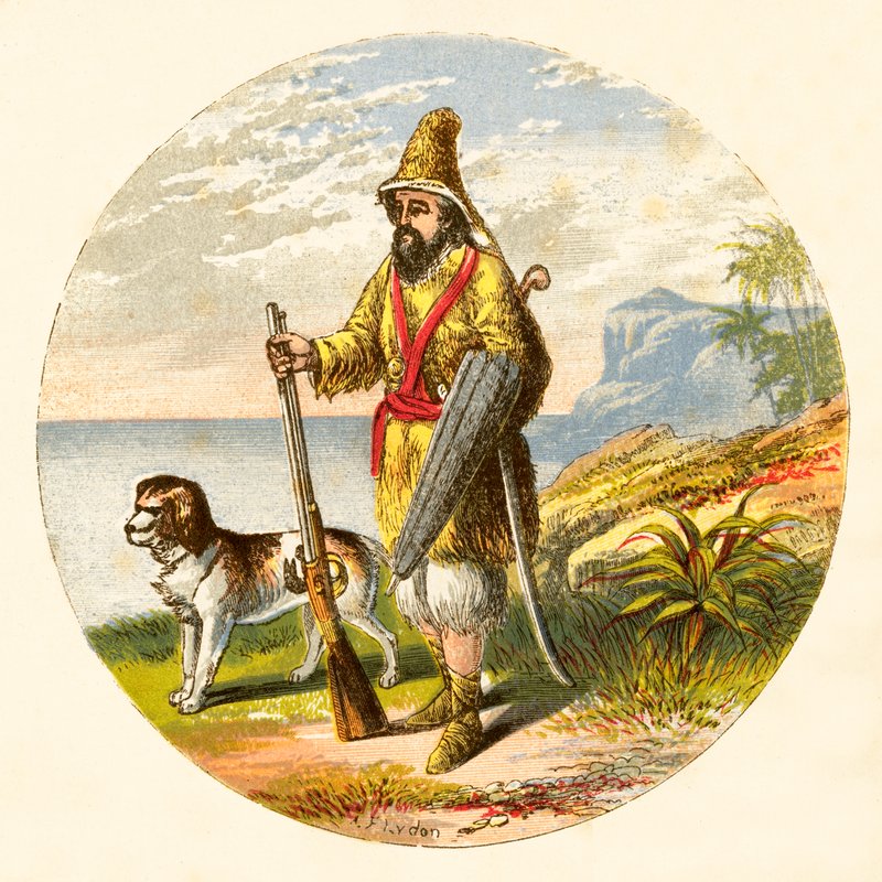 Robinson Crusoe od Alexander Francis Lydon
