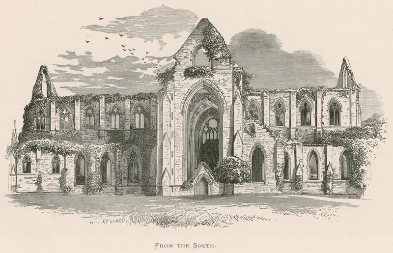 Tintern Abbey, z jihu od Alexander Francis Lydon