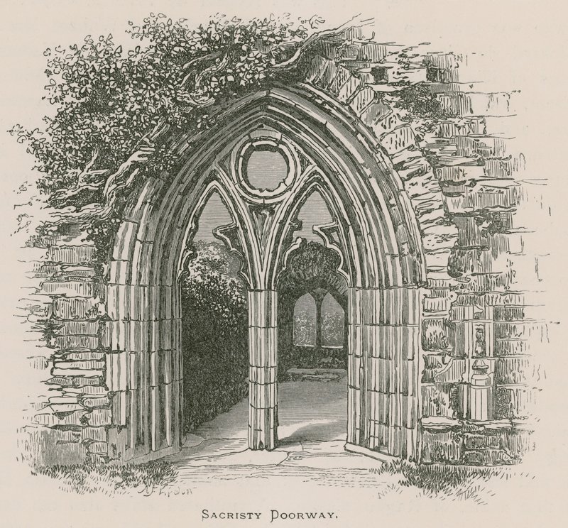 Tintern Abbey, Sacristy Doorway od Alexander Francis Lydon