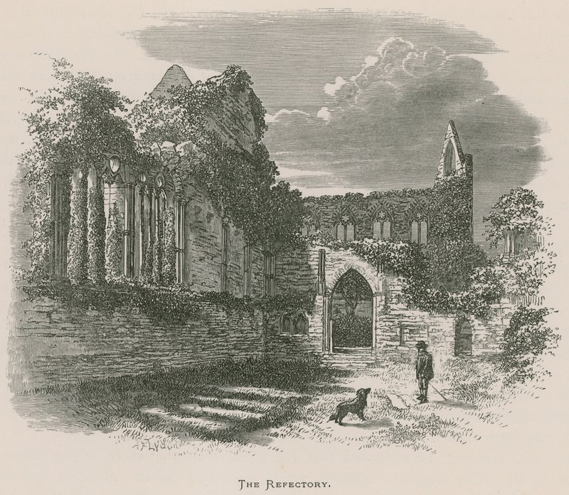 Tintern Abbey, Refektář od Alexander Francis Lydon