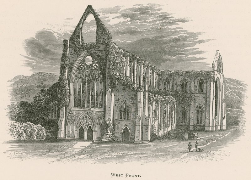 Tintern Abbey, západní fronta od Alexander Francis Lydon