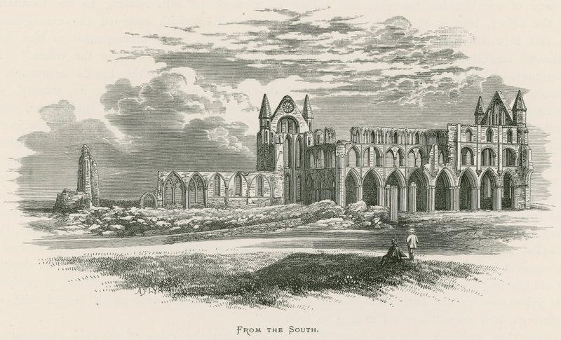 Opatství Whitby, od jihu od Alexander Francis Lydon