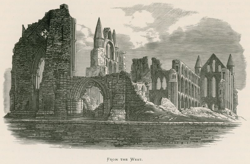 Whitby Abbey, Ze západu od Alexander Francis Lydon
