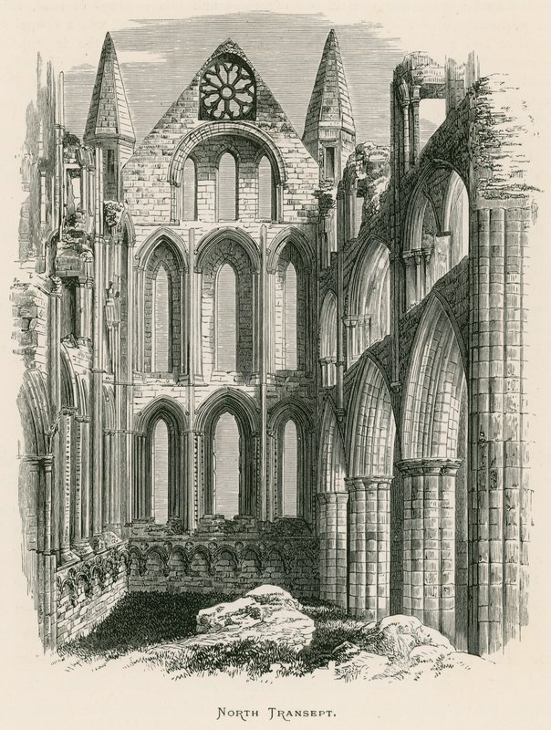 Whitby Abbey, Severní transept od Alexander Francis Lydon