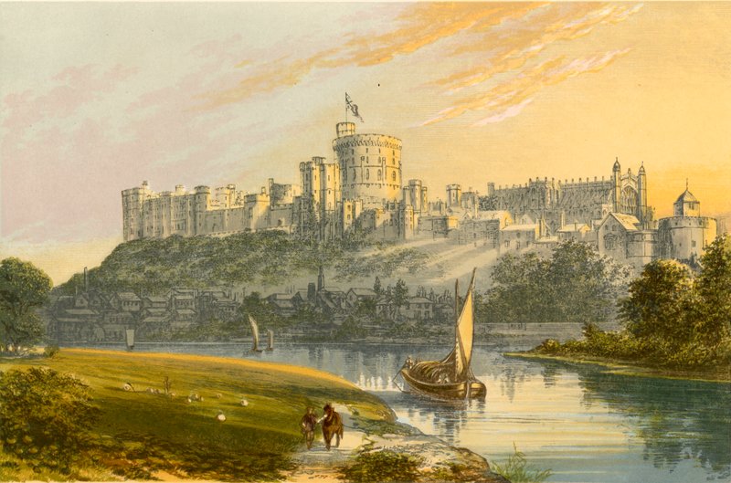 Windsorský zámek od Alexander Francis Lydon