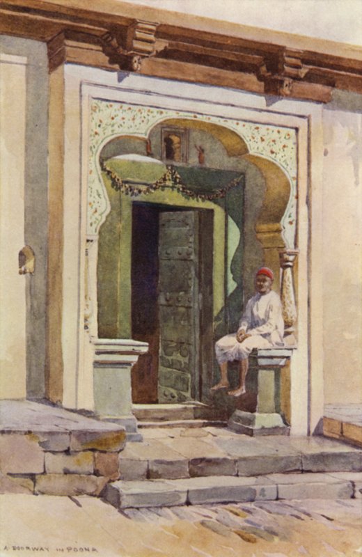 Dveře, Poona od Alexander Henry Hallam Murray