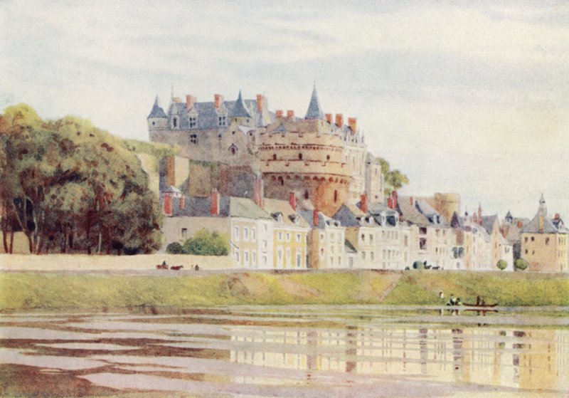 Amboise, hrad (barva lito) od Alexander Henry Hallam Murray