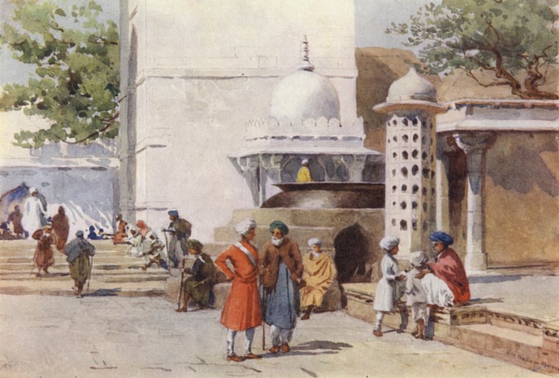 Kotel u vchodu do Dargahu, Ajmere od Alexander Henry Hallam Murray