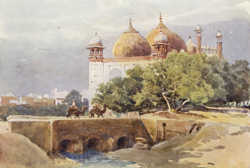 Jama Masjid, Agra od Alexander Henry Hallam Murray