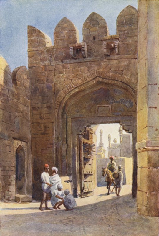 Brána Shahpur, Bijapur od Alexander Henry Hallam Murray