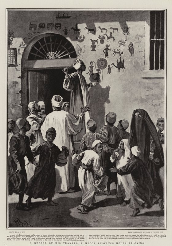 Záznam jeho cest, Mekka poutní dům v Káhiře od Alexander Stuart Boyd
