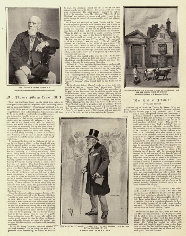 Pan Thomas Sidney Cooper, RA od Alexander Stuart Boyd