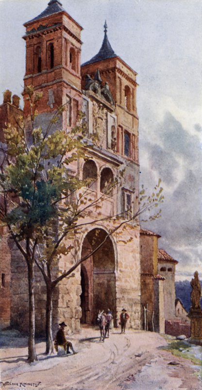 Puerta Del Cambron, Toledo (barevné lito) od Alexander Wallace Rimington