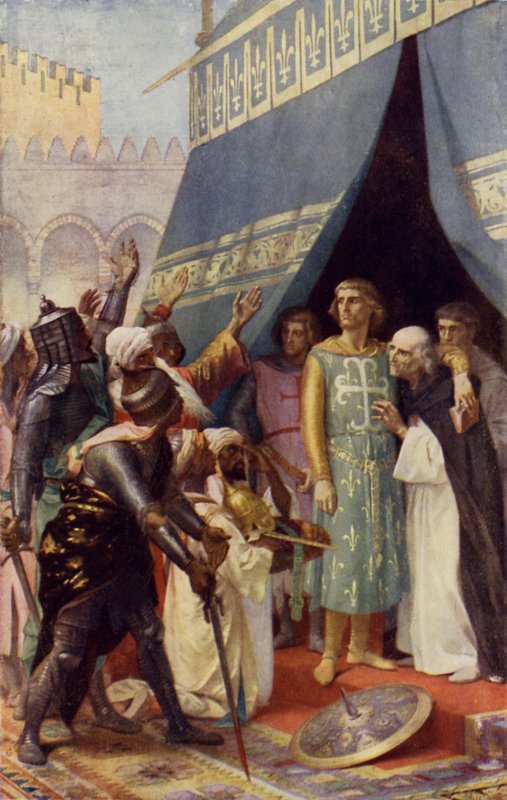 St Louis vězeň v rukou Saracénů od after Alexandre Cabanel