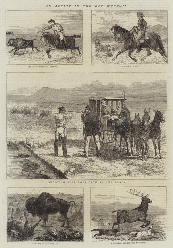Umělec na Dálném západě, II od Alfred Chantrey Corbould