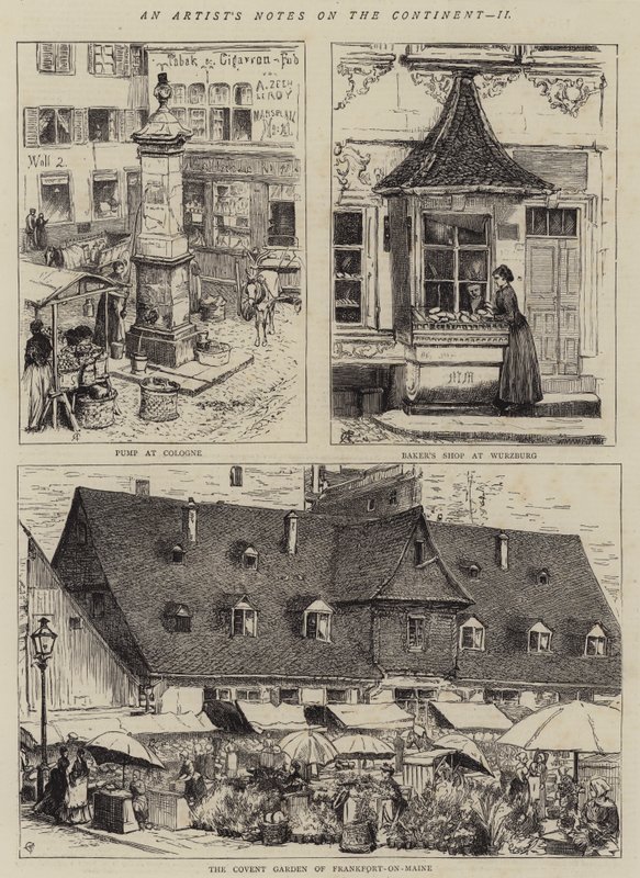 Umělcovy poznámky na kontinentu-II od Alfred Chantrey Corbould