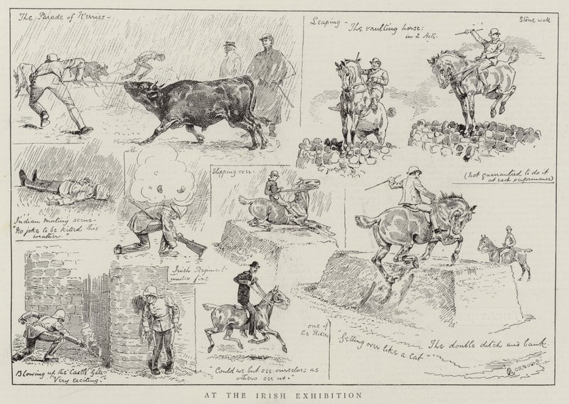 Na irské výstavě od Alfred Chantrey Corbould