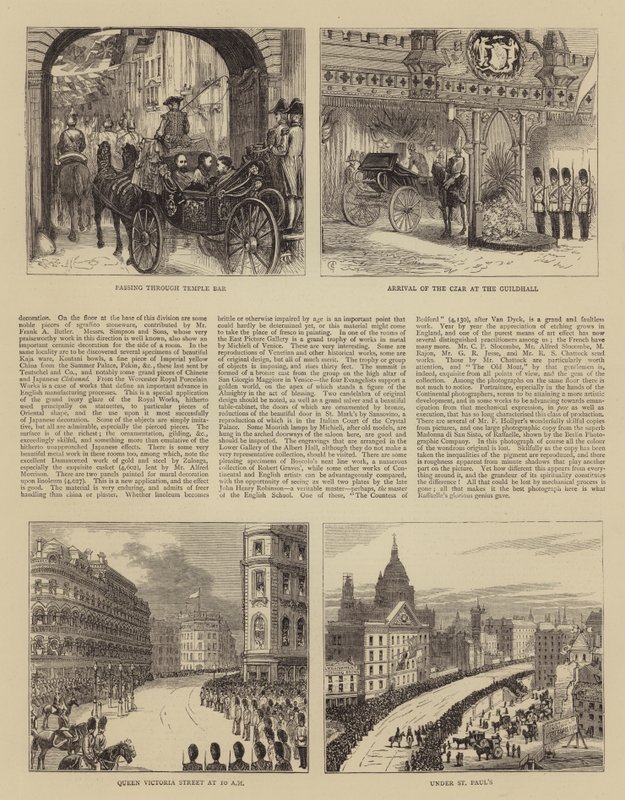 ruský car v Londýně od Alfred Chantrey Corbould