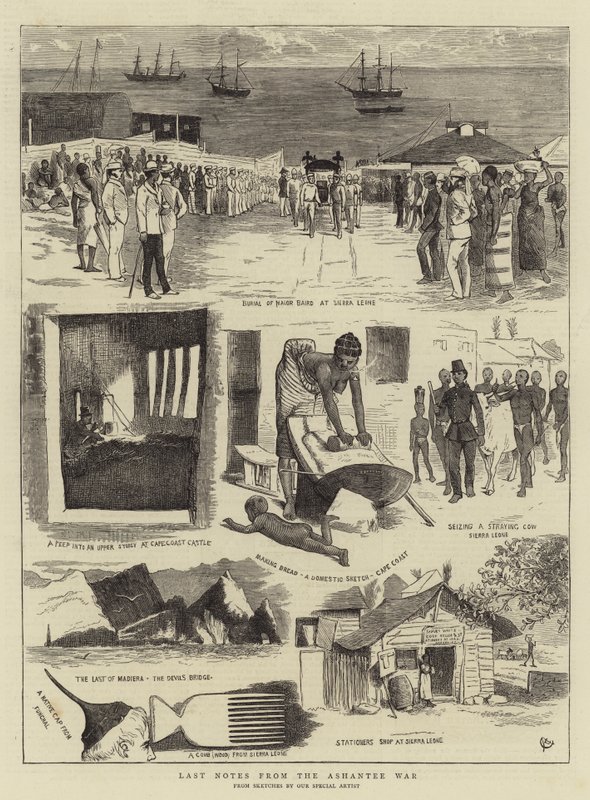 Poslední poznámky z války v Ashantee od Alfred Chantrey Corbould