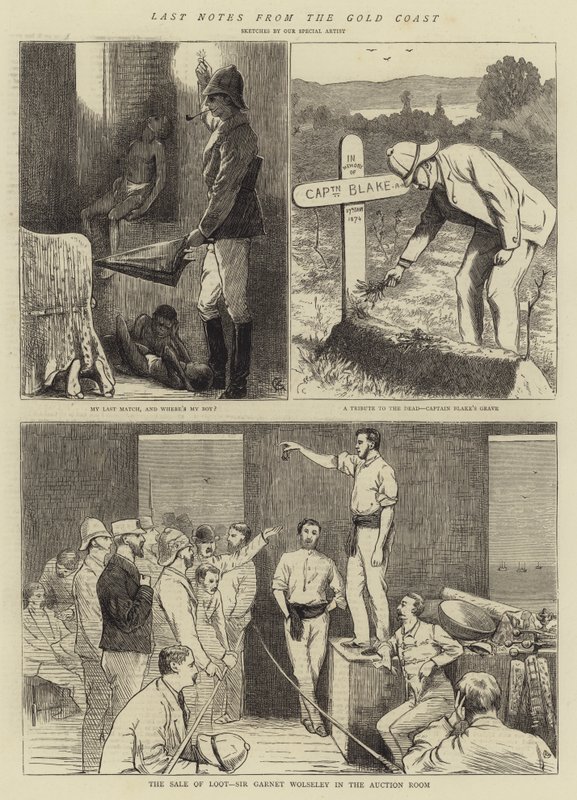 Poslední poznámky ze Zlatého pobřeží od Alfred Chantrey Corbould