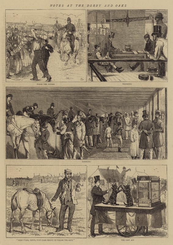 Poznámky v Derby a Oaks od Alfred Chantrey Corbould