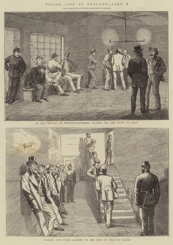 Vězeňský život v Anglii, I. část, Kariéra odsouzeného od Alfred Chantrey Corbould