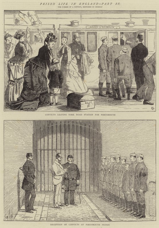 Vězeňský život v Anglii, část IV od Alfred Chantrey Corbould
