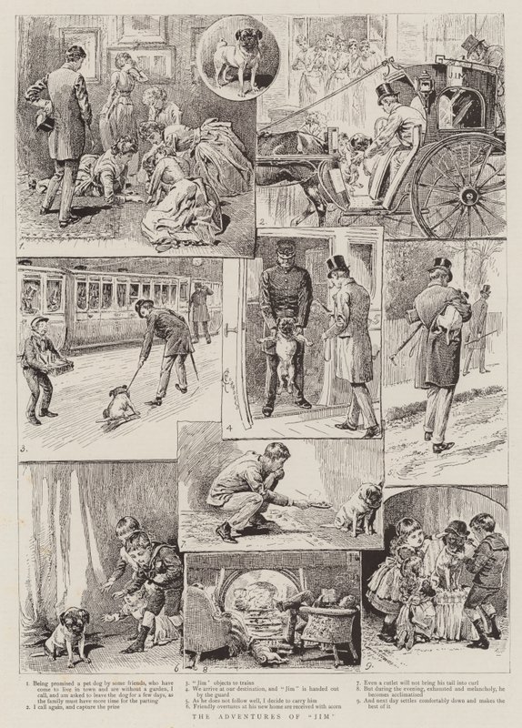 Dobrodružství Jima od Alfred Chantrey Corbould