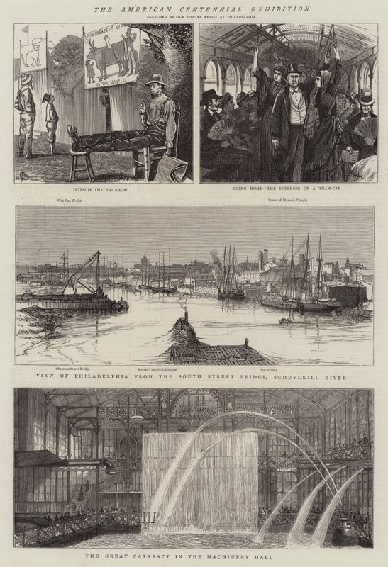 Americká výstava stého výročí od Alfred Chantrey Corbould