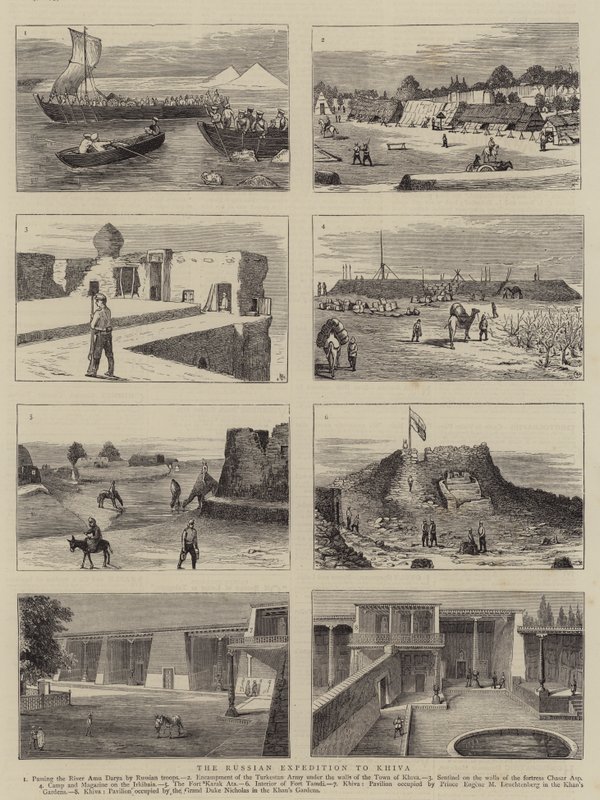 Ruská výprava do Chivy od Alfred Chantrey Corbould