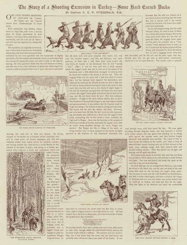 Příběh střelecké exkurze v Turecku od Alfred Chantrey Corbould