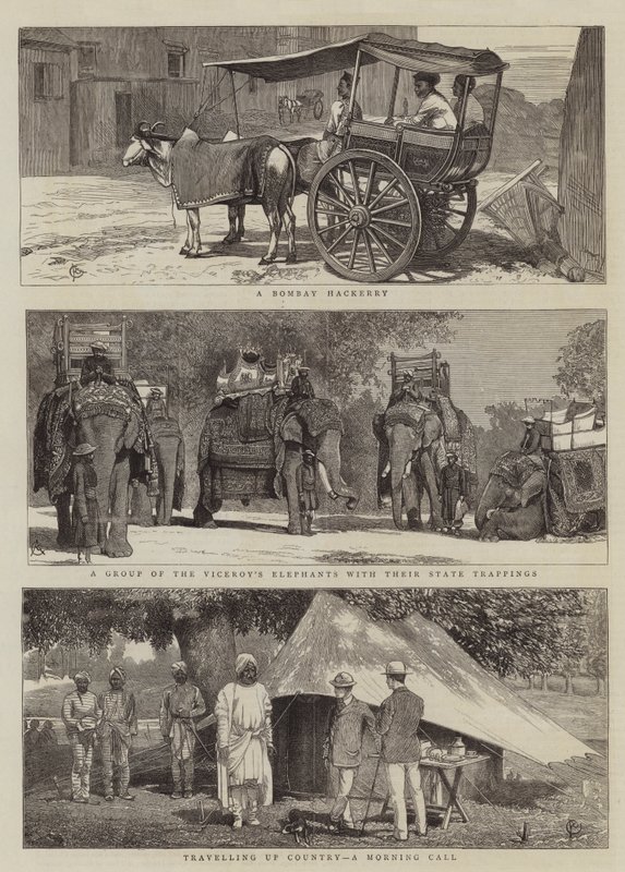 Pohledy v Indii od Alfred Chantrey Corbould