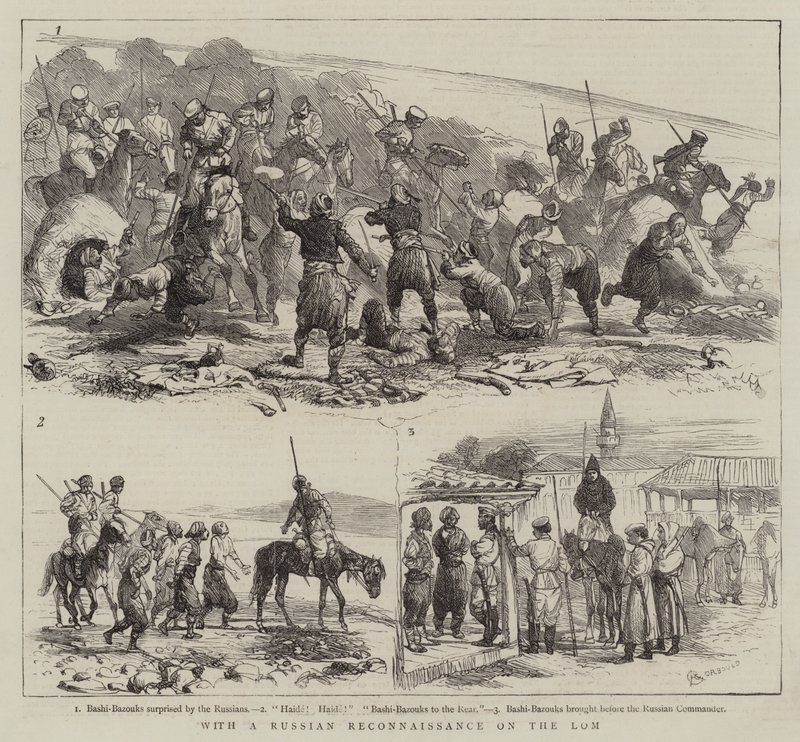 S ruským průzkumem na Lomu od Alfred Chantrey Corbould