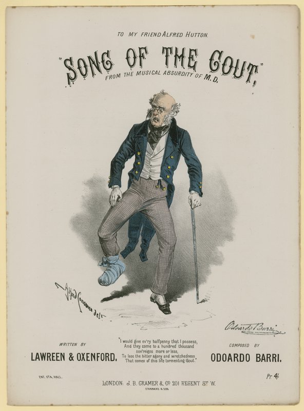 Song Of The Gout, Lawreen a Oxenford, Odoardo Barri od Alfred Concanen