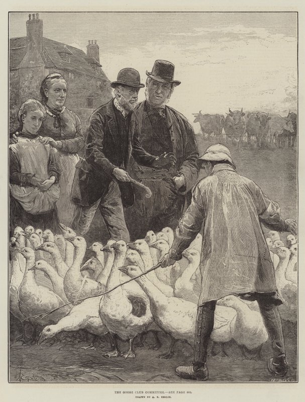 Výbor klubu Husa od Alfred Edward Emslie