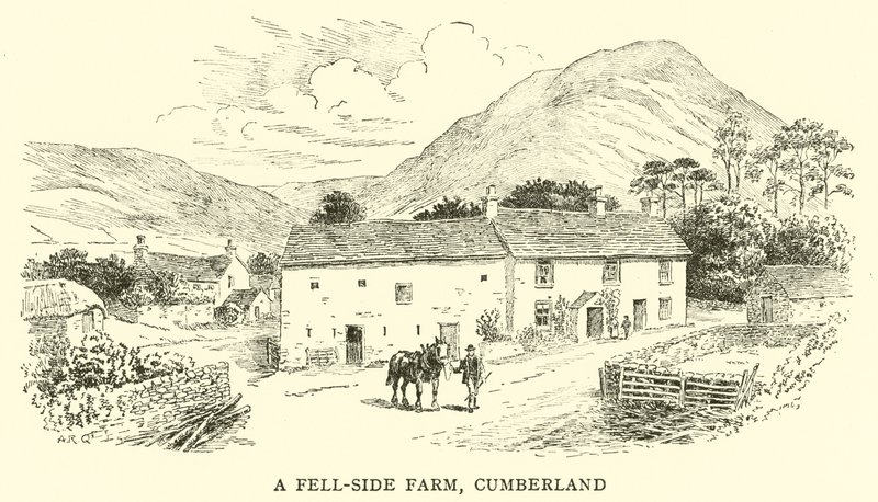 Farma Fell-side, Cumberland od Alfred Robert Quinton
