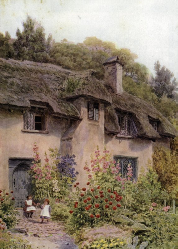 Chata Garden, Selworthy, Somerset od Alfred Robert Quinton