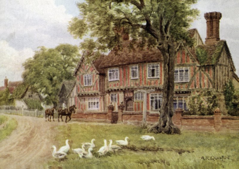 Statek, Brent Eleigh, Suffolk od Alfred Robert Quinton