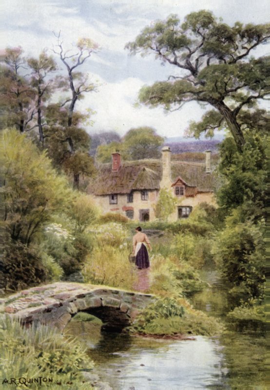 Lávka, poblíž Porlock, Somerset od Alfred Robert Quinton