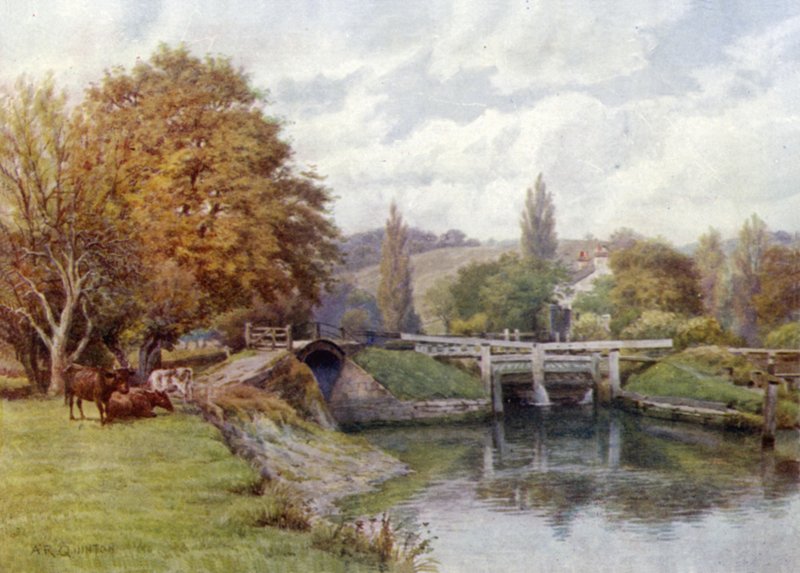Zámek Mapledurham od Alfred Robert Quinton