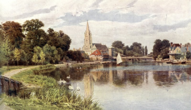Marlowův most od Alfred Robert Quinton